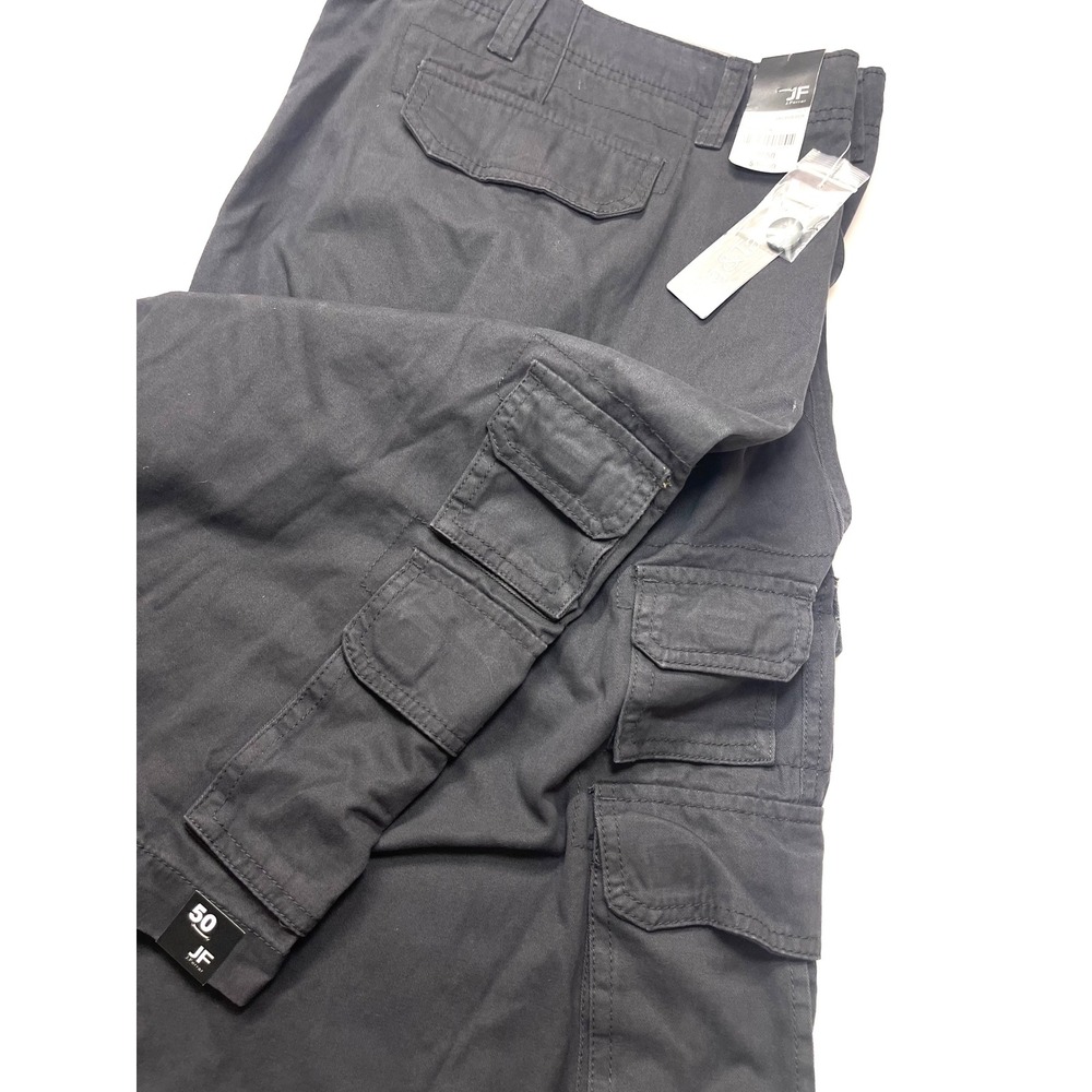 J. Ferrar Big & Tall Mens Cargo Shorts Size 50 Phantom Grey 580-3102 NWT
